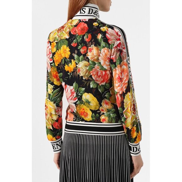 DOLCE & GABBANA Women's Floral Print Jacket Size IT46 - Picture 2 of 12